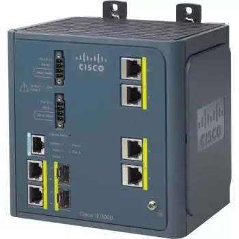 Cisco IE 3000 Series 4x Fast Ethernet 2x 1G Combo LAN Base Switch IE-3000-4TC