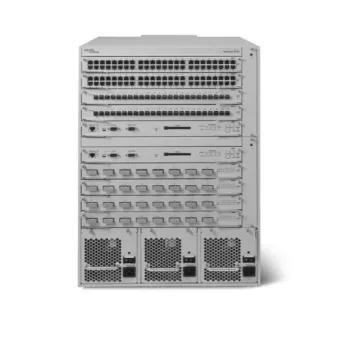 Nortel Passport 8010 Ethernet 10 slot Modular Switch Chassis No Power and No Fans Ds1402001