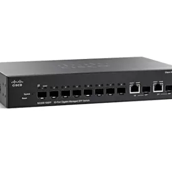 Cisco Small Business 300 8 Ports Gigabit Ethernet Combo Switch SG300-10SFP