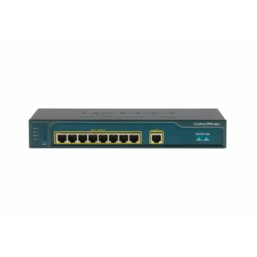 Cisco Catalyst 8port 10/100 1port 10/100/1000 Ethernet Switch Ws-c2940-8tt-s Cisco Catalyst 8port 10/100 1port 10/100/1000 Ethernet Switch Ws-c2940-8tt-s