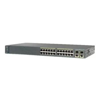 Cisco Catalyst WS-C2960+24LC-S 24 Ports Managed Switch