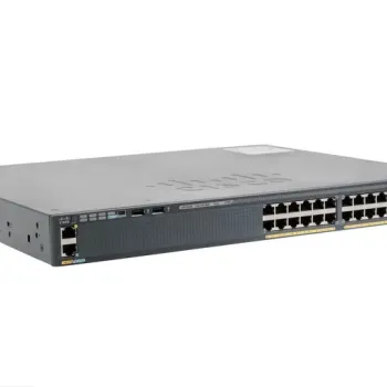 Cisco catalyst WS-C2960X-24PD-L 24 x Ethernet 10/100/1000 Gigabit ports Managed switch