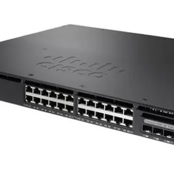 Cisco Catalyst WS-C3650-24PS-E 24 Ports Managed Switch