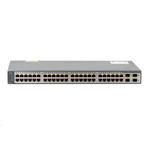 Cisco Catalyst 3750V2 48x FE PoE 4x 1G SFP IP Services Managed Switch WS-C3750V2-48PS-E Cisco Catalyst 3750V2 48x FE PoE 4x 1G SFP IP Services Managed Switch WS-C3750V2-48PS-E
