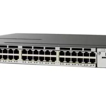 Cisco WS-C3750X-48PF-L Catalyst 3750X 48x Gigabit Ethernet PoE+ LAN Base Managed Switch
