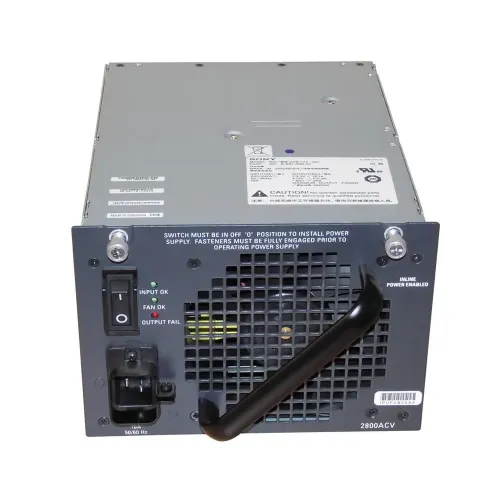 Cisco Catalyst 4500 2800W AC Switch PWR-C45-2800ACV Power Supply Cisco Catalyst 4500 2800W AC Switch PWR-C45-2800ACV Power Supply