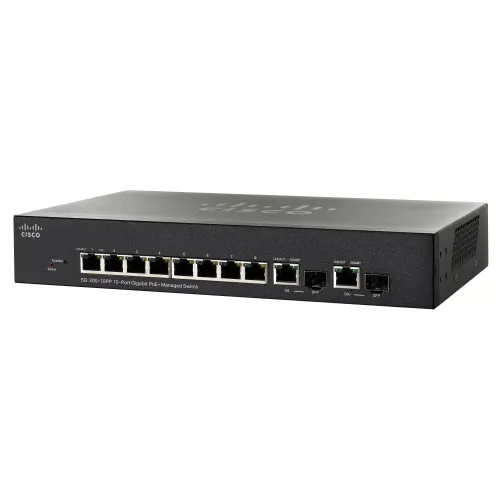 Cisco SG300-10PP-K9 10 port Gigabit Managed Switch Cisco SG300-10PP-K9 10 port Gigabit Managed Switch