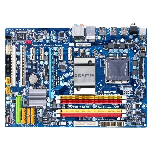 Gigabyte GA-EP43-UD3L ATX - LGA775 Socket - P43 System Motherboard Gigabyte GA-EP43-UD3L ATX - LGA775 Socket - P43 System Motherboard