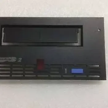 IBM LTO2 FH Standalone Loader Black Blue Button Face Plate Front Bezel 5.25"