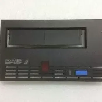 IBM LTO3 FH Standalone Loader Black Blue Button Face Plate Front Bezel 5.25"
