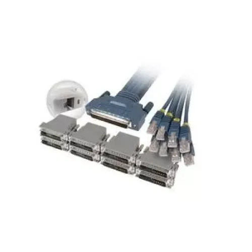 Cisco CAB-HD8-KIT High Density 8-port Async w/ 8 DB-25 Modem Connectors hd8 cable Cisco CAB-HD8-KIT High Density 8-port Async w/ 8 DB-25 Modem Connectors hd8 cable
