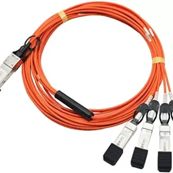 7m (23ft) Cisco QSFP-4X10G-AOC7M 40G QSFP+ to 4x10G SFP+ Breakout Active Optical Cable