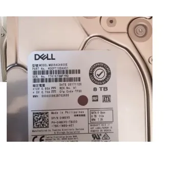 Dell 8TB 7200RPM SATA 6Gbps 3.5 Inch Hard Disk 04WXV5 Dell 8TB 7200RPM SATA 6Gbps 3.5 Inch Hard Disk 04WXV5