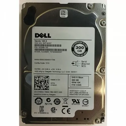 Dell 300GB 10K RPM 6Gbps 2.5 Inch SAS Hard Disk 0H523N Dell 300GB 10K RPM 6Gbps 2.5 Inch SAS Hard Disk 0H523N