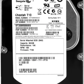 Dell 300GB SAS 15K 3.5 Inch Hard Disk ST3300555SS 9DJ066-050 0JW552 T106
