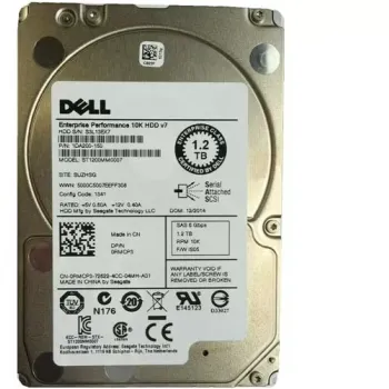 Dell 1.2TB 10K RPM 6Gbps 2.5 Inch SAS Hard Disk Drive 0RMCP3