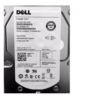 Dell 600GB 15K 3.5 Inch 6GbPS SAS Hard Drive 0W347K