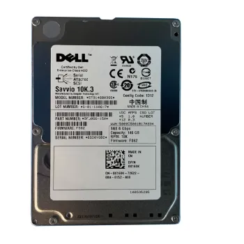 Dell 146GB 10K RPM 6Gbps 2.5 Inch SAS Hard Drive X160K 0X160K 9FJ066-150