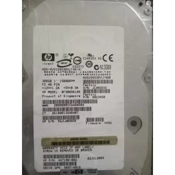 HP 300GB 15K RPM Fibre Channel 3.5 Inch Hard Disk Drive 447186-002