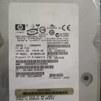 HP 300GB 15K RPM Fibre Channel 3.5 Inch Hard Disk Drive 447186-002