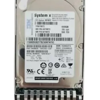 IBM 600GB 15K 6Gbps SAS 2.5in G2HS Hard Disk 00AJ301