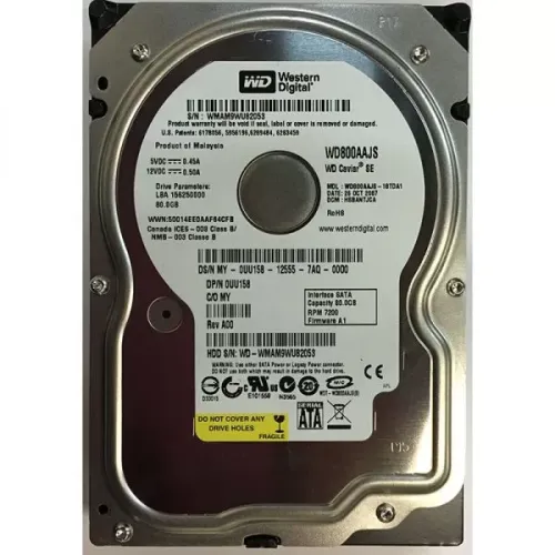 Dell 80GB SATA 7200 RPM Hard Disk Drive 0UU158 Dell 80GB SATA 7200 RPM Hard Disk Drive 0UU158
