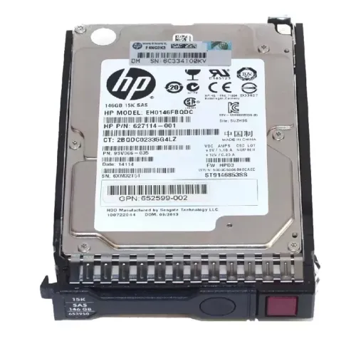 HP 146GB 15K RPM 2.5 Inch SAS 6Gbps Hard Disk 507129-010 HP 146GB 15K RPM 2.5 Inch SAS 6Gbps Hard Disk 507129-010