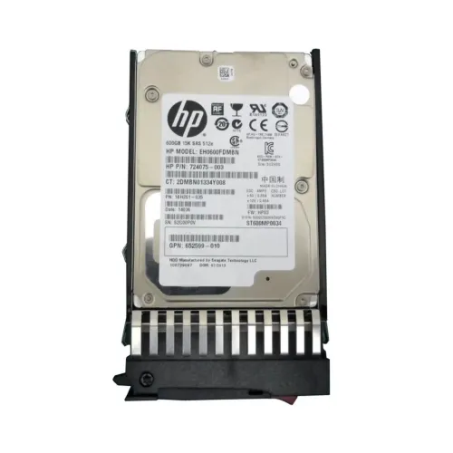 HP 600GB 15K SAS 12 Gbps 2.5 Inch Hard Disk 724075-003 HP 600GB 15K SAS 12 Gbps 2.5 Inch Hard Disk 724075-003