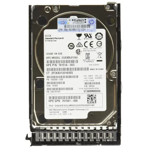HP 300GB 2.5 Inch SAS 10K 12Gbps Hard Disk Drive 781581-006 HP 300GB 2.5 Inch SAS 10K 12Gbps Hard Disk Drive 781581-006