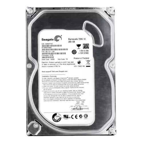 Seagate 250GB 7200 RPM SATA 3Gbps 3.5 Inch Hard Drive 9SL131-036 Seagate 250GB 7200 RPM SATA 3Gbps 3.5 Inch Hard Drive 9SL131-036