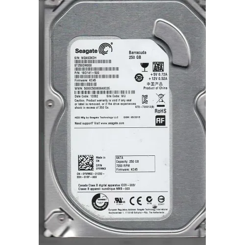 Seagate 250GB 7.2K RPM SATA 6Gbps 3.5 Inch Hard Disk 9YP131-516 Seagate 250GB 7.2K RPM SATA 6Gbps 3.5 Inch Hard Disk 9YP131-516