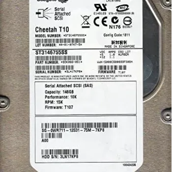 Seagate 146GB 15000RPM SAS 3Gbps 3.5 Inch Hard Disk Drive 9Z2066-040