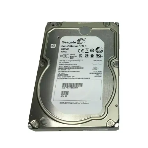 Seagate 2TB 7200RPM 6Gbps 3.5 Inch SAS Hard Disk Drive 9ZM275-031 Seagate 2TB 7200RPM 6Gbps 3.5 Inch SAS Hard Disk Drive 9ZM275-031