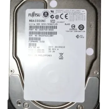 Fujitsu 300GB 15K RPM Ultra320 80-Pin SCSI 3.5 Inch Hard Drive CA06708-B400