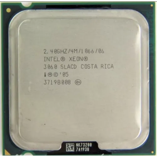 Intel Xeon 3060 4M Cache 2.40 GHz 1066 MHz FSB Processor Intel Xeon 3060 4M Cache 2.40 GHz 1066 MHz FSB Processor