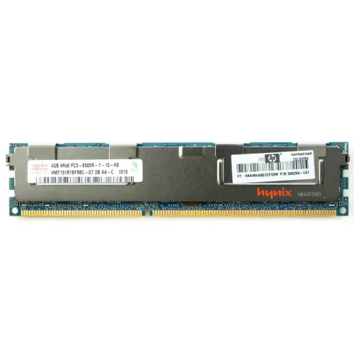 HP PC3-8500 4Rx8 4GB 1066Mhz ECC Ram 500204-061 HP PC3-8500 4Rx8 4GB 1066Mhz ECC Ram 500204-061