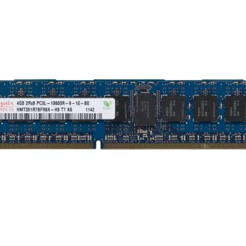 Hynix PC10600 4GB DDR3 1333Mhz 1.35v 2RX8 CL9 REG ECC Ram HMT351R7BFR8A-H9