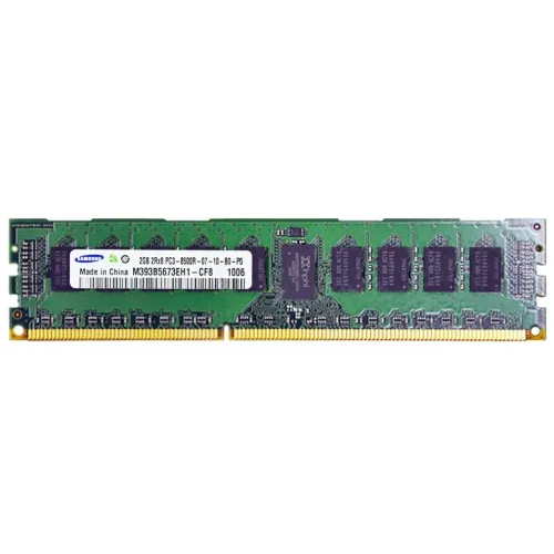 Samsung PC3-8500 2GB DDR3 1066Mhz ECC Registered Ram M393B5673EH1-CF8 Samsung PC3-8500 2GB DDR3 1066Mhz ECC Registered Ram M393B5673EH1-CF8