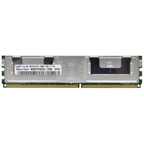 Samsung PC2-5300F 2GB DDR2 2Rx4 667Mhz ECC Ram M395T5750EZ4-CE65 Samsung PC2-5300F 2GB DDR2 2Rx4 667Mhz ECC Ram M395T5750EZ4-CE65