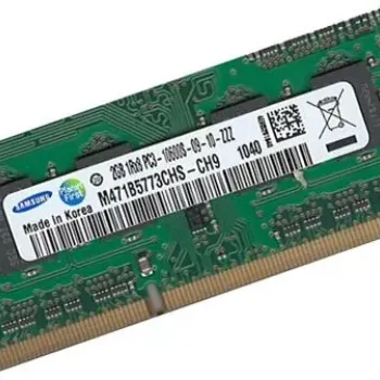 Samsung 2GB DDR3 1333Mhz 1Rx8 ECC Laptop Ram PC3-10600S
