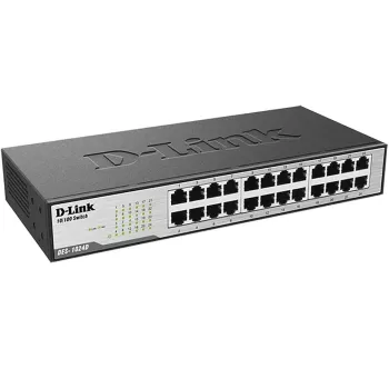 D-link des-1024d is a 24-port 10/100mbps