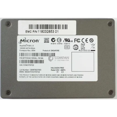 Micron p300 100gb SATA 6gbps 2.5 inch sff ssd mtfddac100sal-1n1aa Micron p300 100gb SATA 6gbps 2.5 inch sff ssd mtfddac100sal-1n1aa
