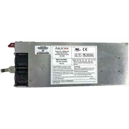 Supermicro SP502-2S PWS-0049 500W Power Supply Supermicro SP502-2S PWS-0049 500W Power Supply