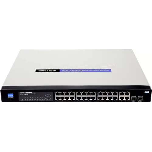 Cisco SRW224G4P 24-port 10/100 Gigabit Switch Cisco SRW224G4P 24-port 10/100 Gigabit Switch