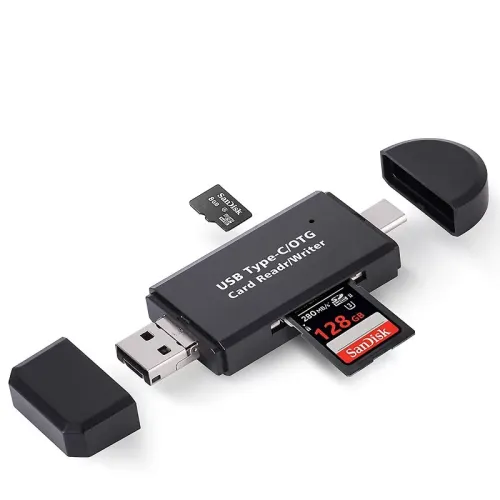 OTG 3-in-1 USB Type-C Card Reader OTG 3-in-1 USB Type-C Card Reader