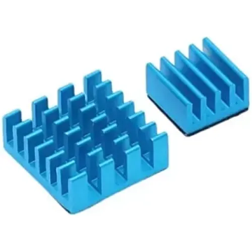 Set of Blue Aluminum Heatsink for Raspberry Pi Set of Blue Aluminum Heatsink for Raspberry Pi