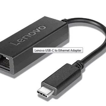 Lenovo USB-C to Ethernet Adapter 4X90S91831