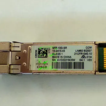 Cisco sfp-10g-sr 10gbase-sr 850nm 10.3gbps 300m SFP+ Transceiver 10-2415-03