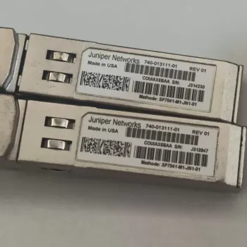 Juniper Network SFP-1GE-T 1000 Base-T RJ45 SFP Module 740-013111-01