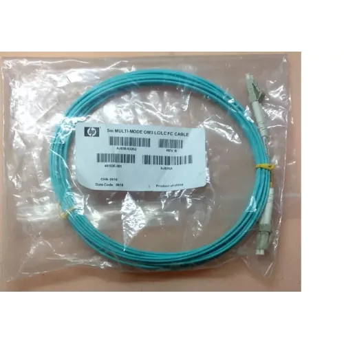 HP OM3 Fiber Channel 5M Multi Mode LC FC San-CP LC Male to LC Male 16.4ft Cable AJ836A HP OM3 Fiber Channel 5M Multi Mode LC FC San-CP LC Male to LC Male 16.4ft Cable AJ836A